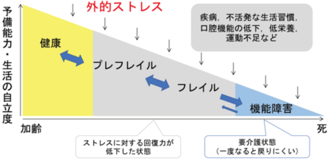 フレイルの概念図