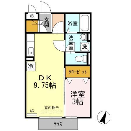 ヒルサイドAタイプ間取り図