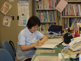 お仕事されている様子