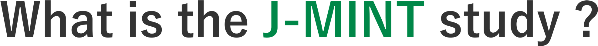 What is the J-MINT study?