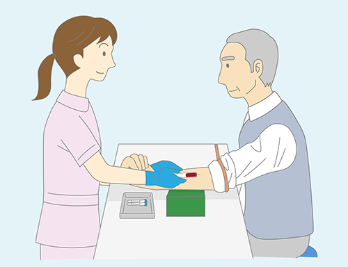 採血イラスト