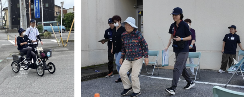 実証実験の様子写真です。